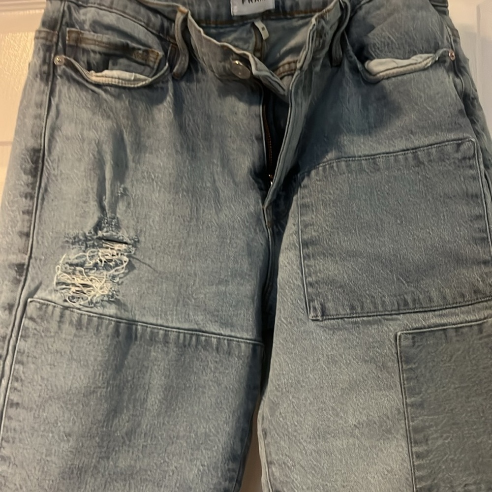 Frame Patchwork Capris - image 2